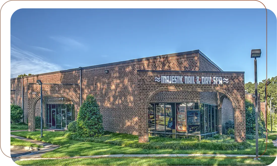 The Majestic Nail & Day Spa building